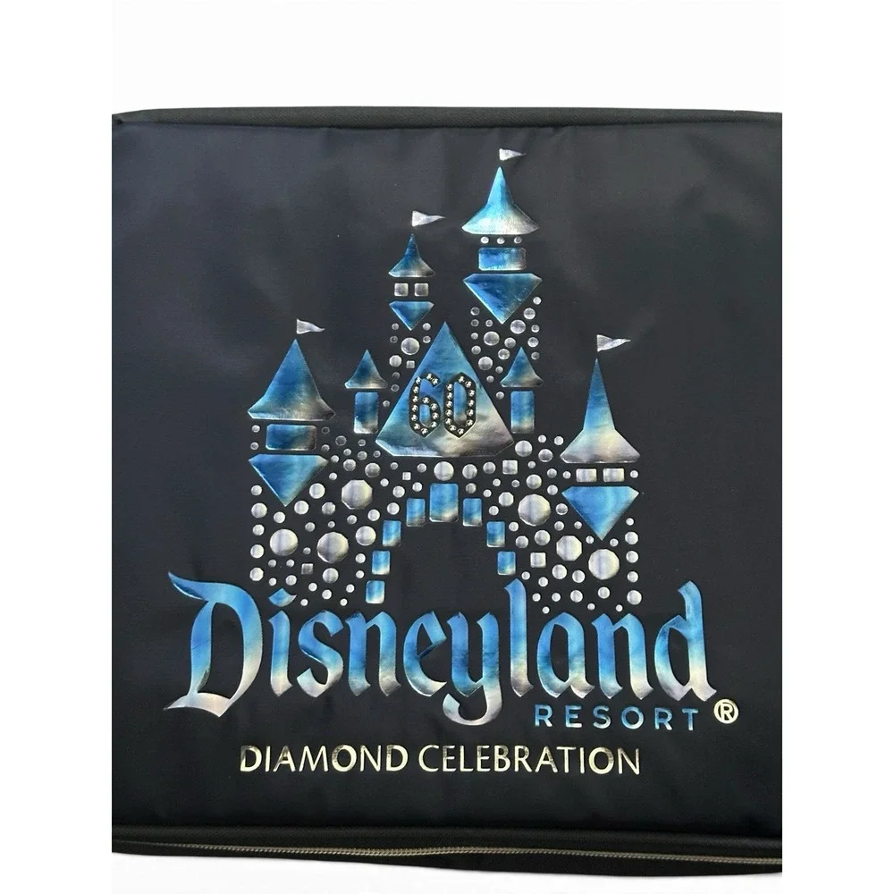 Disneyland Resort Diamond Celebration 60th Anniversary Blue Pin Trading Bag New